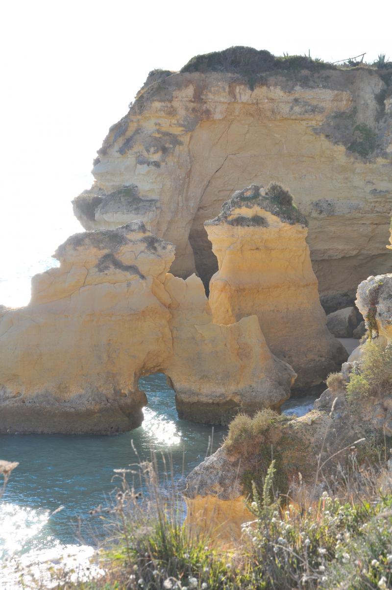 Rocky coast in the Algarve