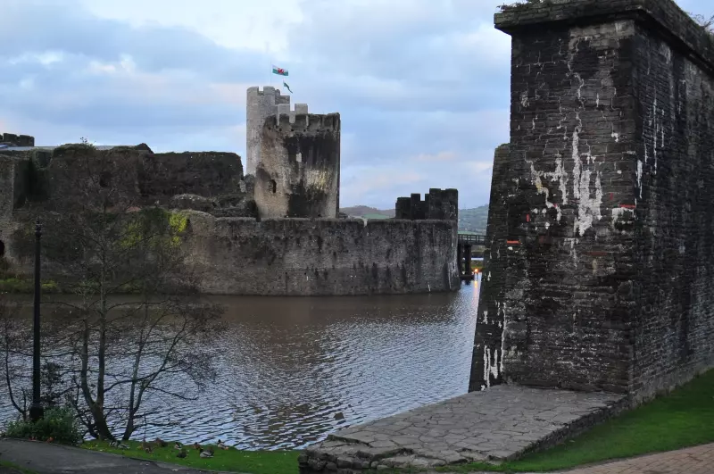 Welsh castle on the water