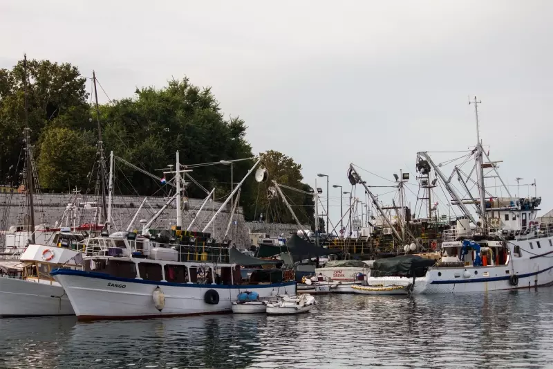 Port on the Croatian Adriatic coast