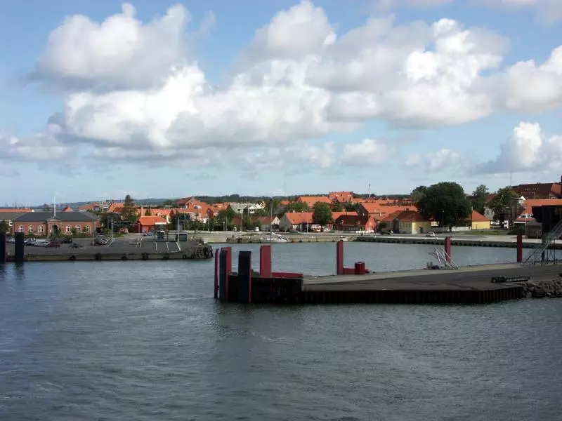Port of Rønne on Bornholm
