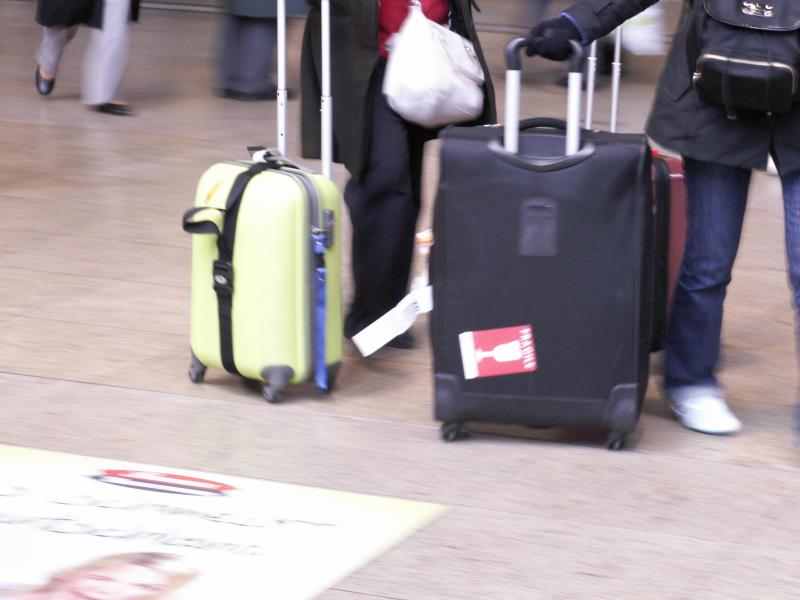 Luggage on the journey