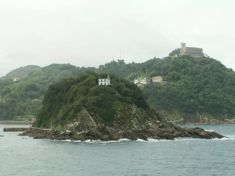 Coast of San Sebastián in the Basque Country