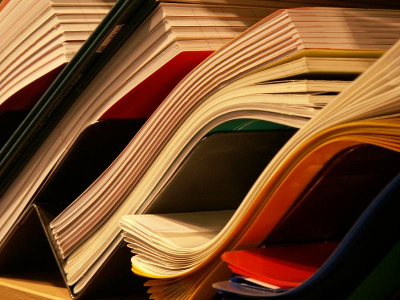 Documents and folders for an accommodation contract