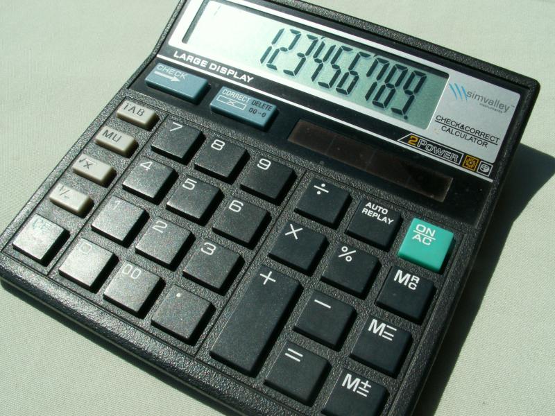 Calculator for financing planning