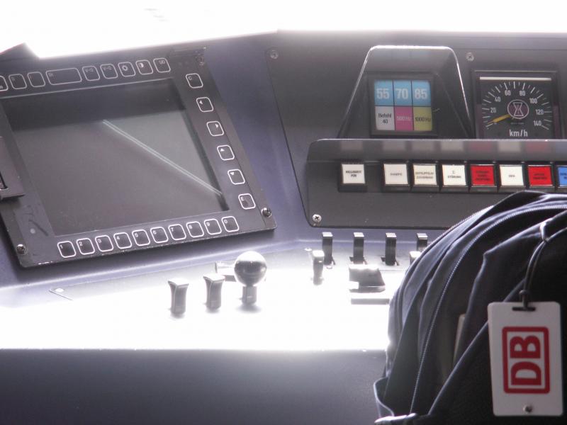 Driving cab of a regional train