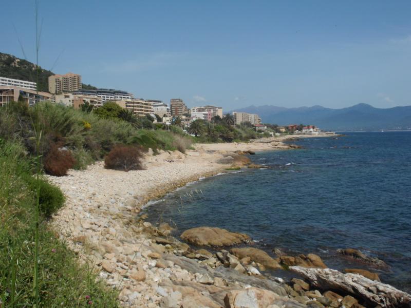 Building on the coast of Ajaccio