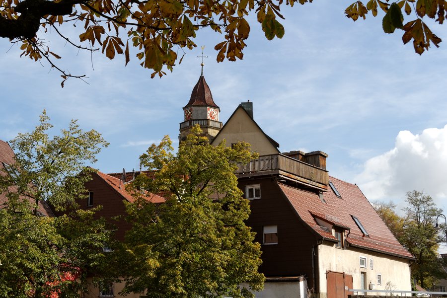 File:Leonberg Altstadtdaecher Kirche.jpg
