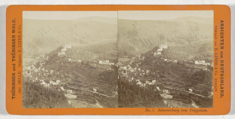 View of Schwarzburg from the Trippstein