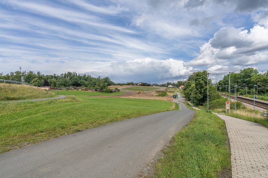 View northeast from Feilitzsch