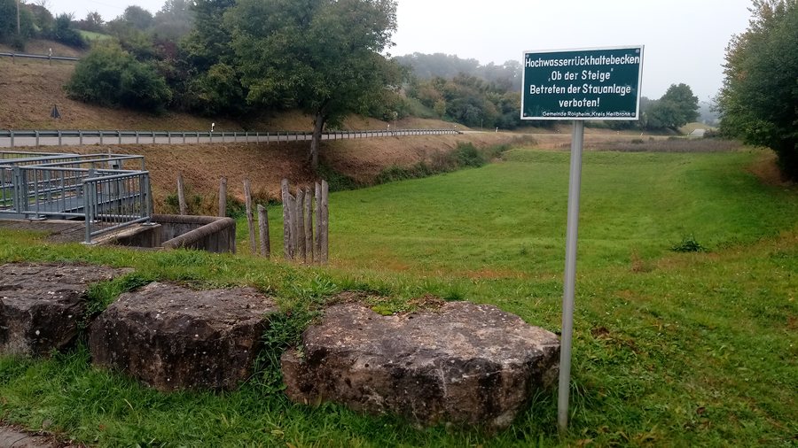 Hochwasserrückhaltebecken 'Ob der Steige' Roigheim