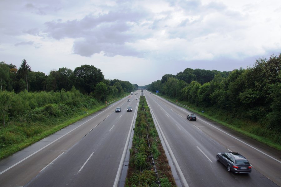 A part of Langenfeld - Highway A3 direction Düsseldorf