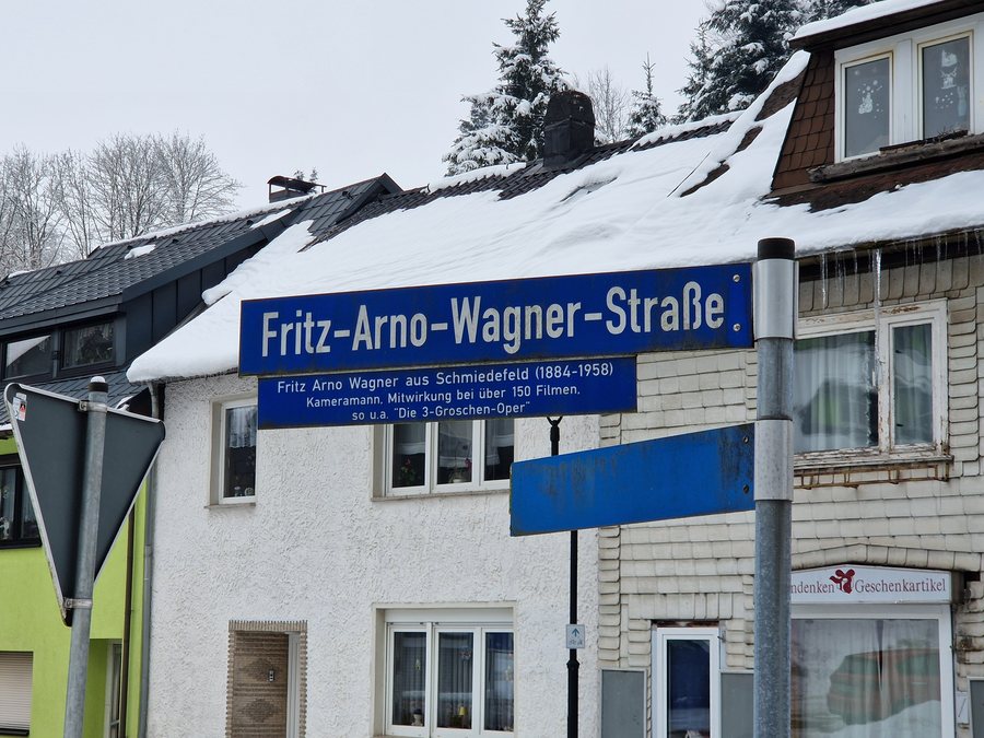 Fritz-Arno-Wagner-Straße, Schmiedefeld am Rennsteig