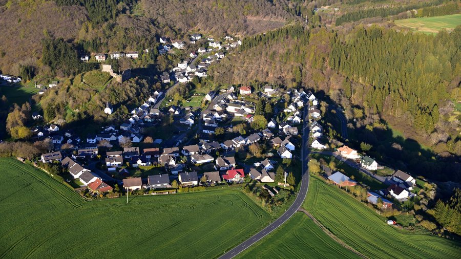 Virneburg, Luftaufnahme (2016)