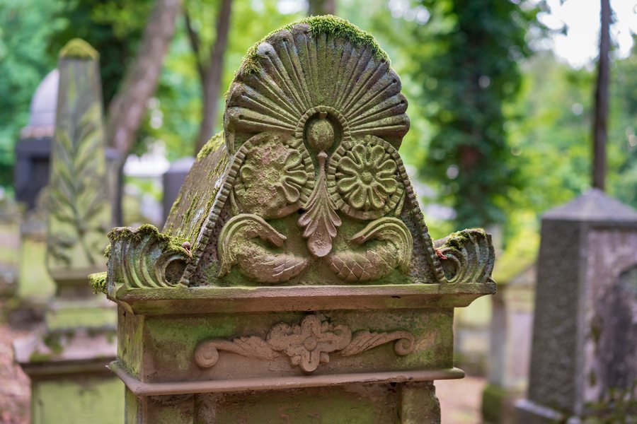 File:Waibstadt - Jüdischer Friedhof - Neuer Teil - klassizistischer Grabstein - Detail 1.jpg