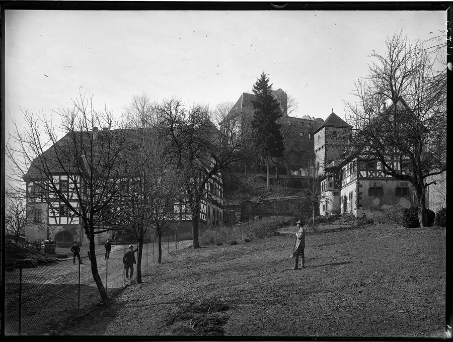 Neidenstein Ortsansicht mit Burgruine