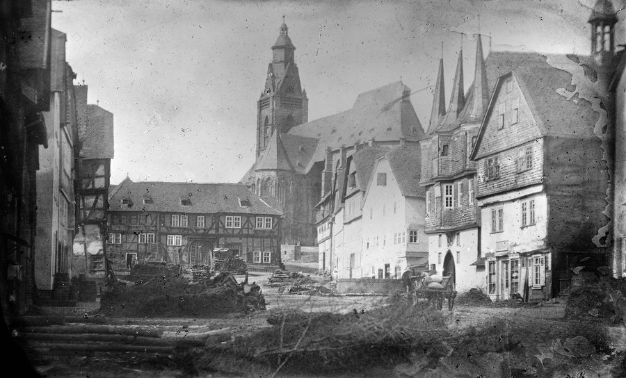 Frankenberg (Eder), Obermarkt mit Rathaus