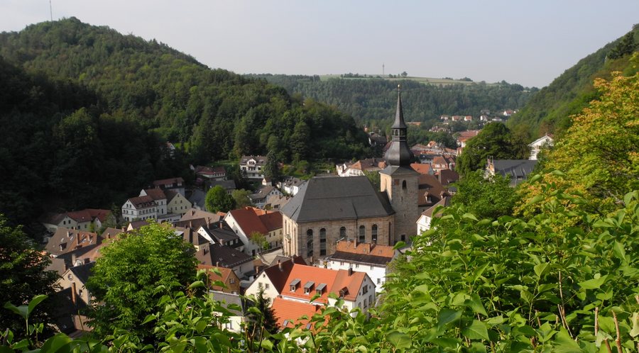 Bad Berneck - Sicht vom Walpoten-Burgturm