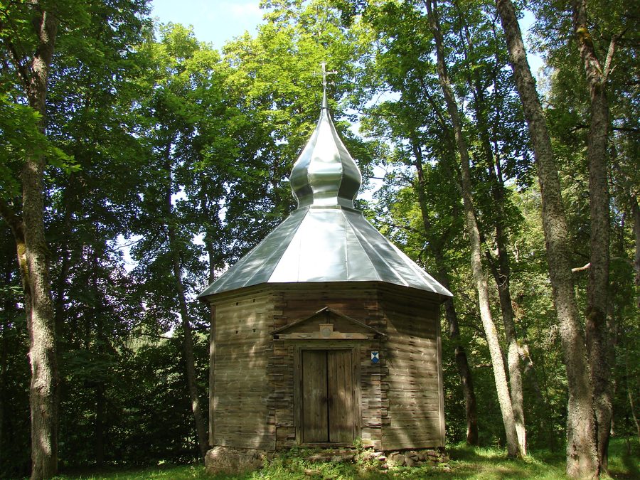 Historic chapel in Puša, parish of Puša, Latvia
