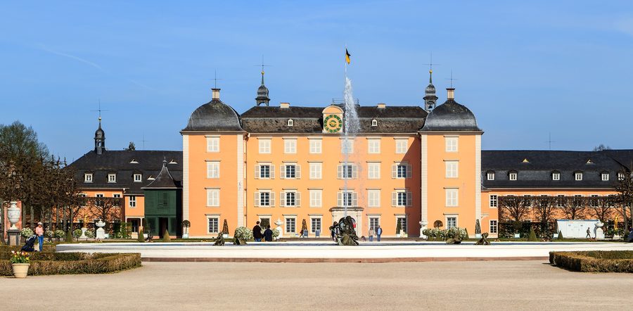 West facade of Schwetzingen Palace