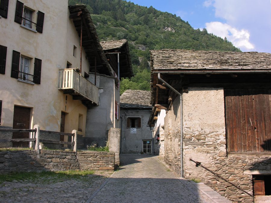Soglio in the cultural landscape of the Bergell