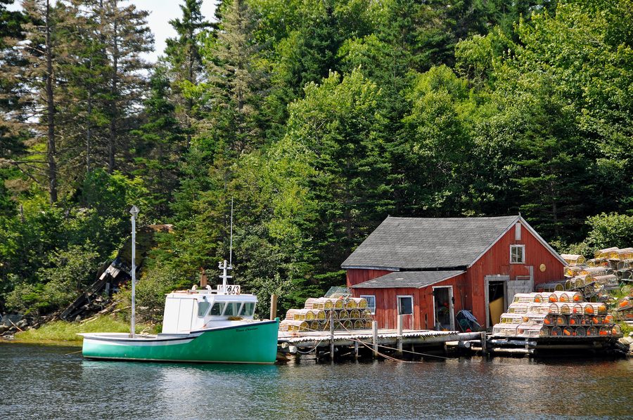 The fishing boat Renee Charlene in Port Dufferin on Nova Scotia’s Eastern Shore