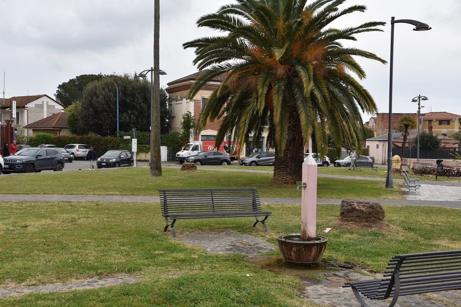 Piazza Italia nel centro di Sant'Eufemia Lamezia