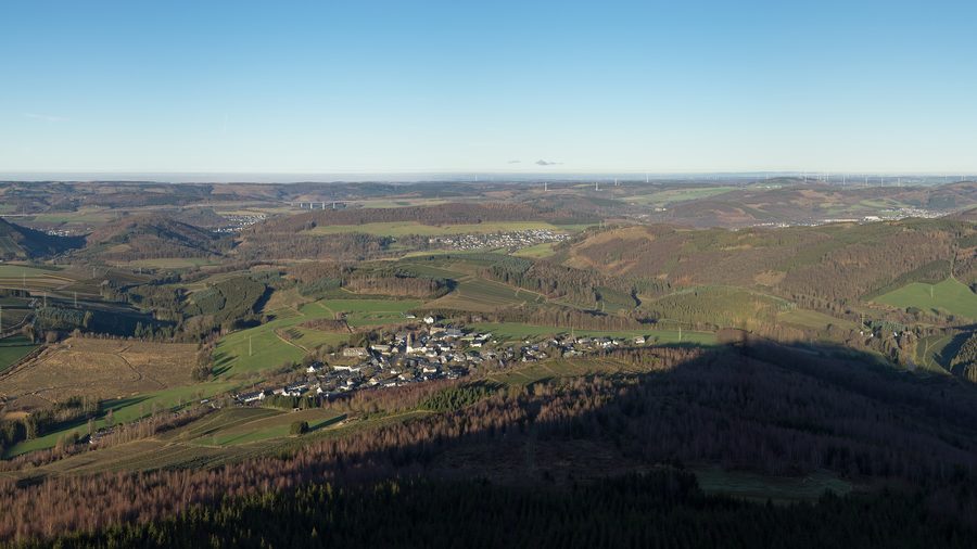 Blick auf Andreasberg im Sauerland