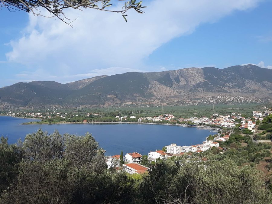 Bay of Eratinà in Phocis, Central Greece