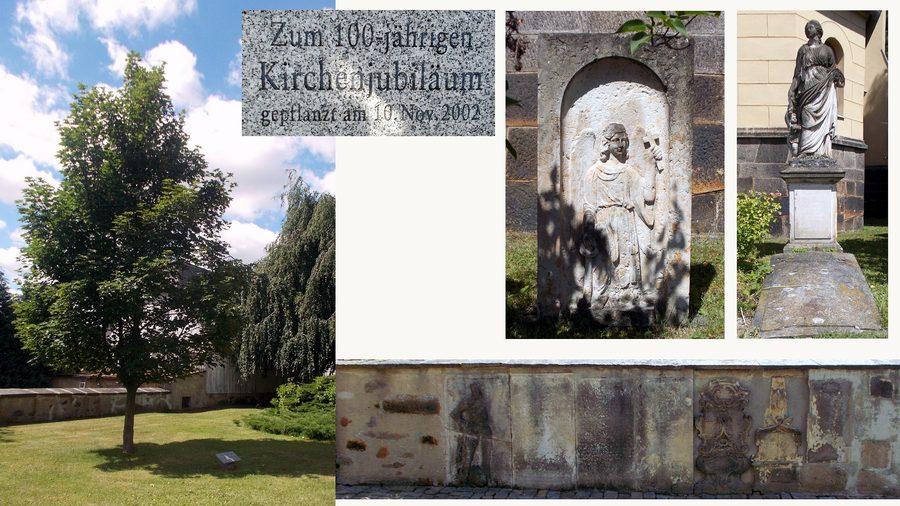 Wilthen by the church