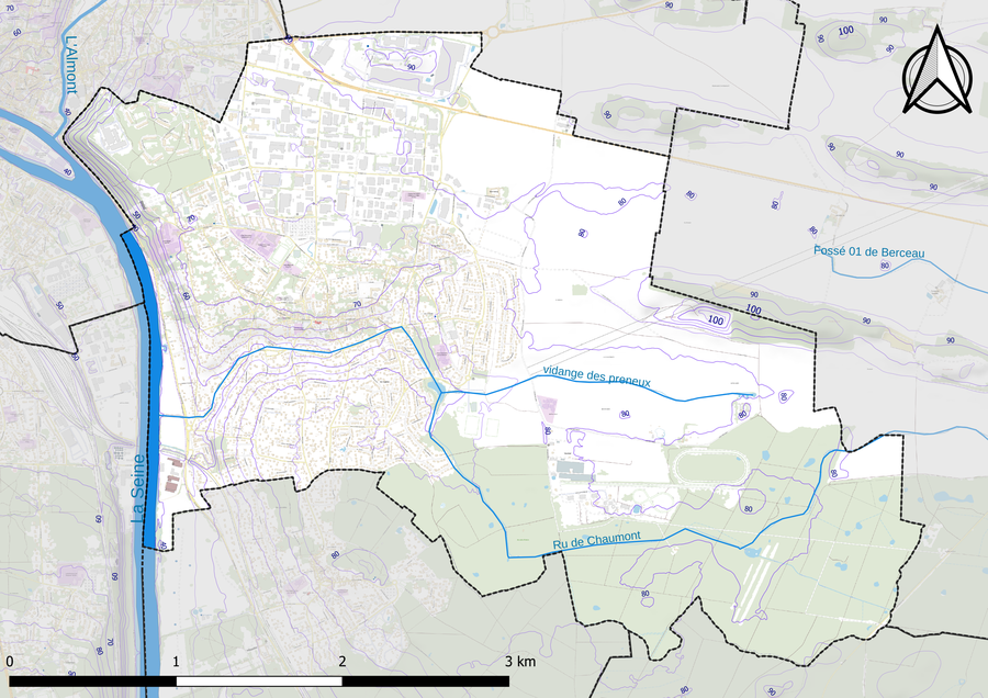 File:77487-Vaux-le-Pénil - Relief-PlanIgn.png