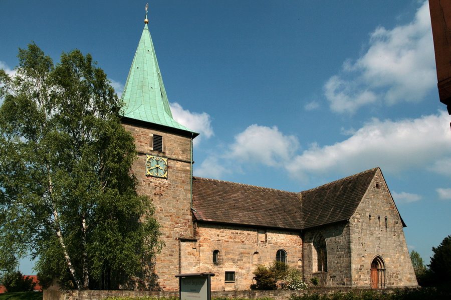 St. Catherine's Church in Bergkirchen near Wölpinghausen in Lower Saxony
