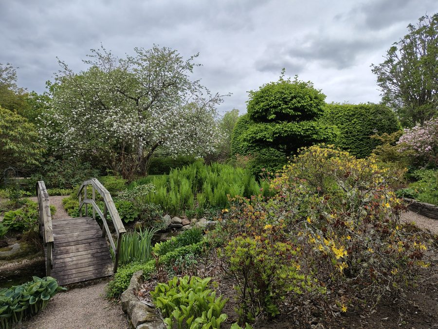 Botanical garden at Kärrhults gård in Broaryd, Sweden