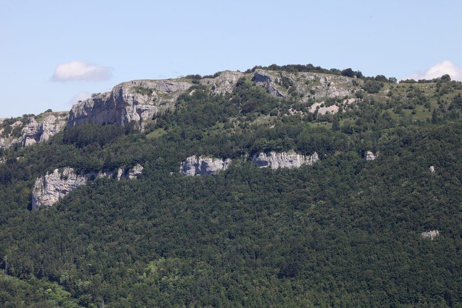 The Roche de Hautepierre at Mouthier-Haute-Pierre, in the Doubs