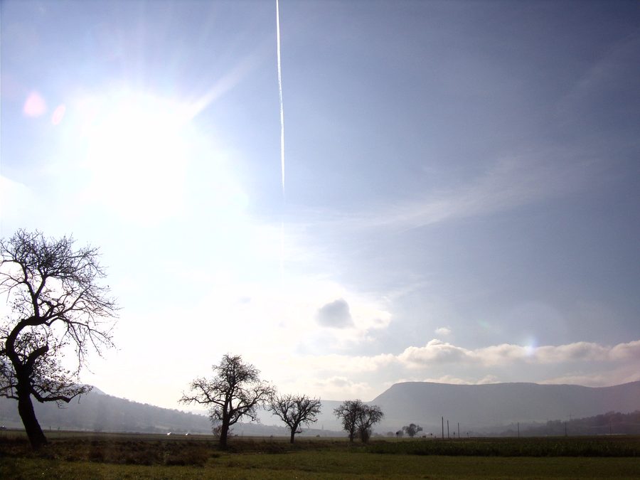 Teck and Alb escarpment near Beuren in the Esslingen district