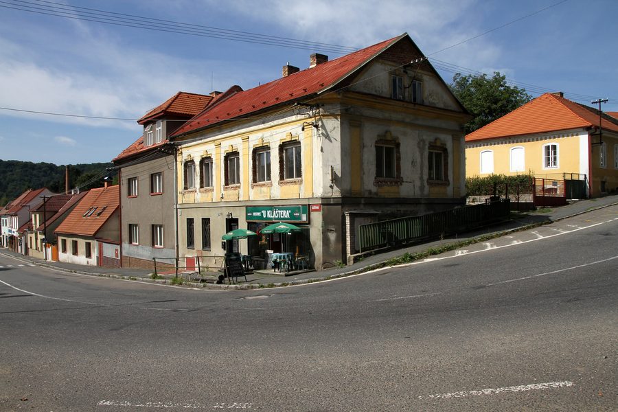 Ansicht von Sázava im Mittelböhmen