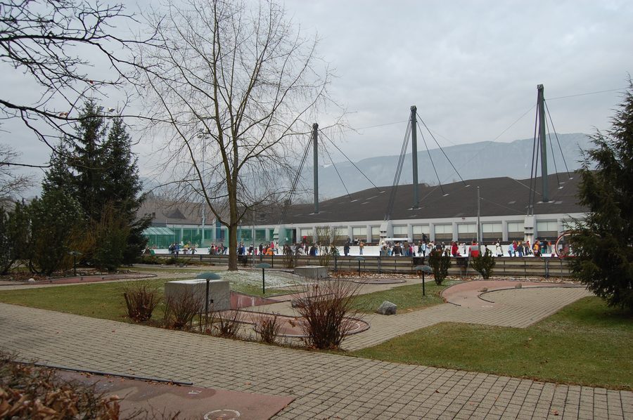 The sports centre in Zuchwil.