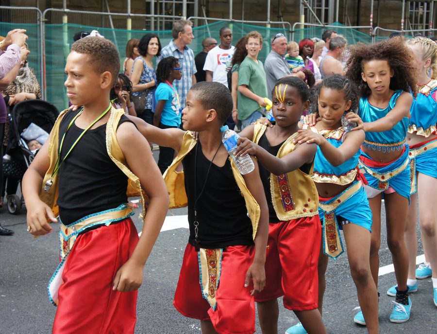 Dancers at the Huddersfield Caribbean Carnival 2014