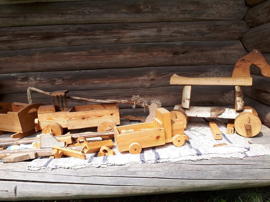 Traditional toys in the Seto farmhouse museum in Värska