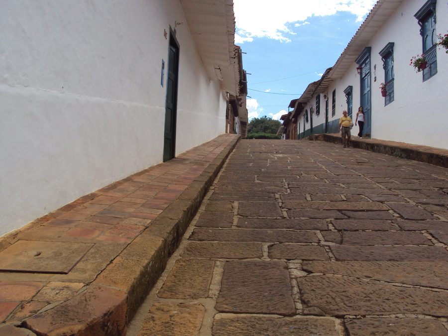 Colonial street in Barichara