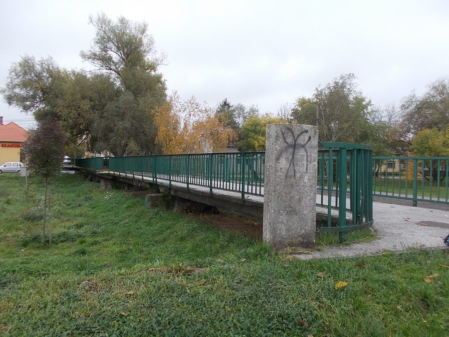 Historic Madách Bridge on the Ipoly in Balassagyarmat