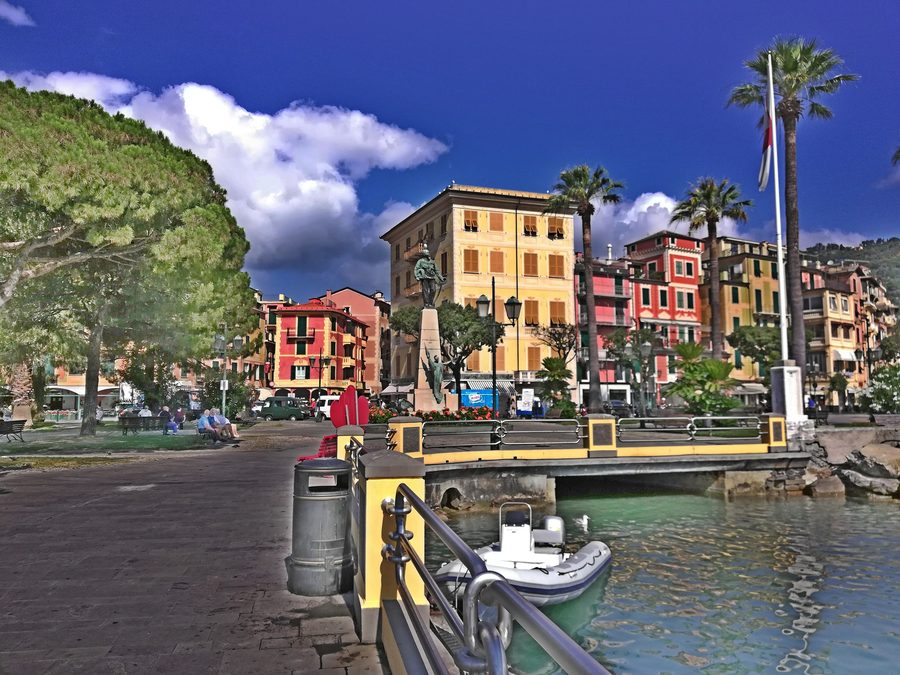 Seaside corner of Santa Margherita Ligure