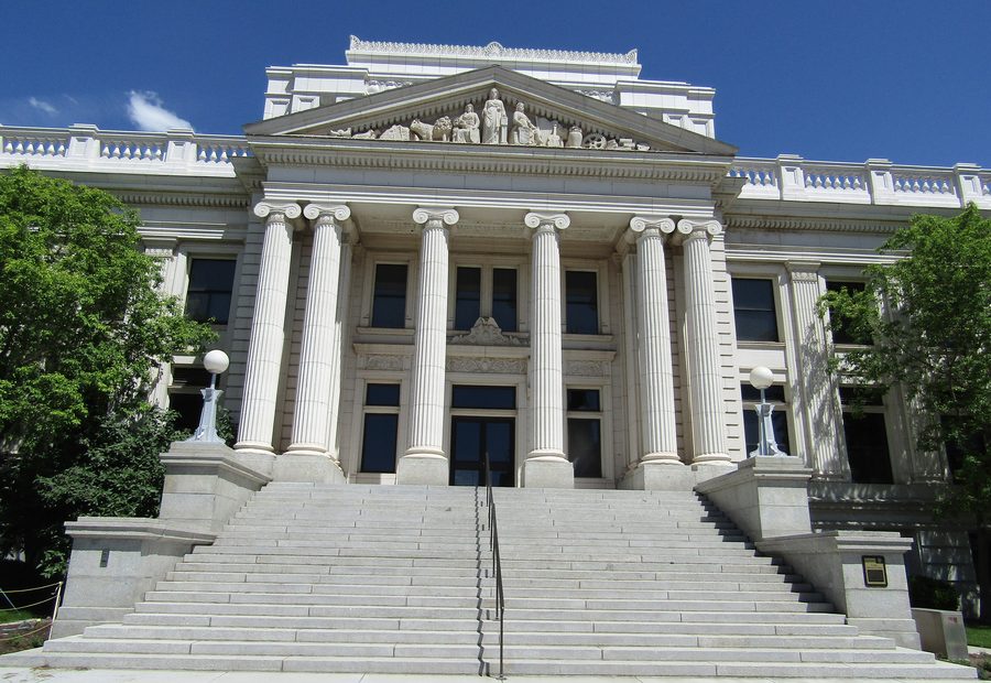 Historic Utah County Courthouse in Provo, Utah