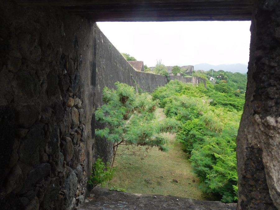 Seaside bastion of Fort Louis Delgrès in Guadeloupe