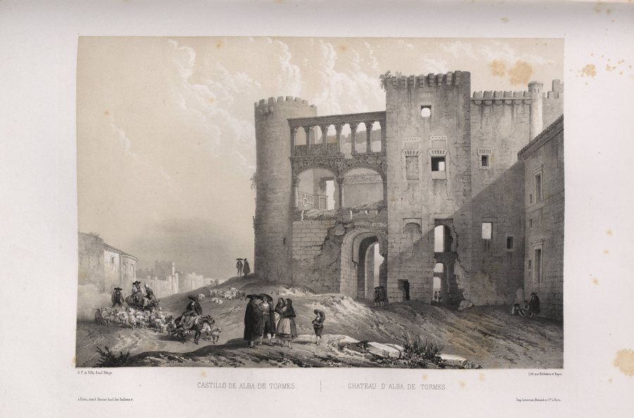 File:1842, España artística y monumental, vistas y descripción de los sitios y monumentos más notables de españa, vol 1, Castillo de Alba de Tormes.jpg