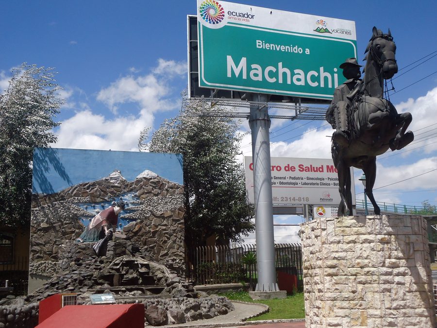 Monumento al Chagra as a sign of local character in Pichincha