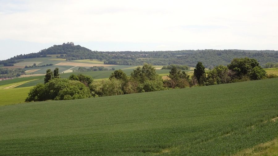Reinheim Hills with Otzberg and Veste Otzberg in the background