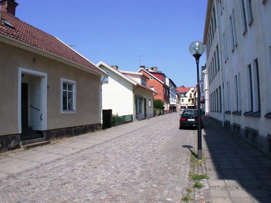 A street in Nybro, Sweden