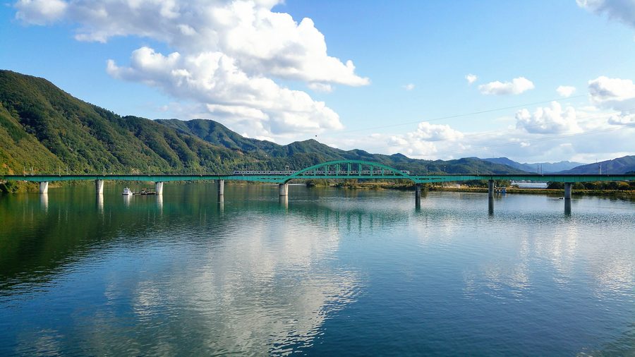 Landscape and bridge in Gyeonggi-Do