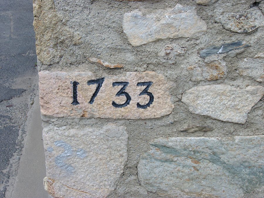 Rue de la Glycine in Oms in the Pyrénées-Orientales department