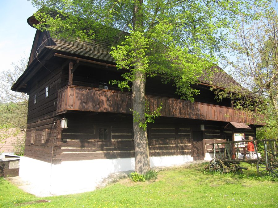 Historic Fojtství in Jasenná with listed wooden house from 1748